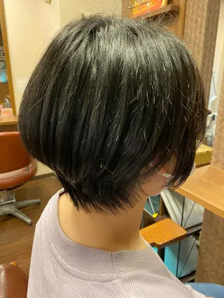 ショート liL  hair サトウリョウタのヘアスタイル