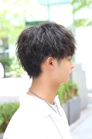 パーマ メンズ TELA HAIR 副代表RIKUのヘアスタイル