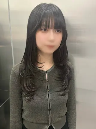 ロング 韓国レイヤーカット/ chikaのヘアスタイル