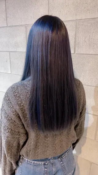 セミロング 安藤 伸一のヘアスタイル