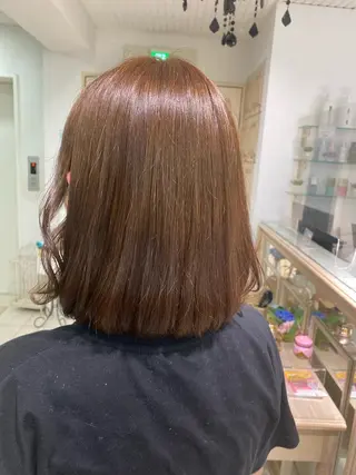 ミディアム カラー ヘアアレンジ 透明感カラー 古山 結季🌙🖤のヘアスタイル