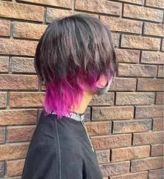 ショート カラー 推しカラー オタク美容師 山本のヘアスタイル