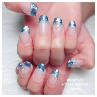 ミディアム ネイル 👑enen style👑のネイルデザイン