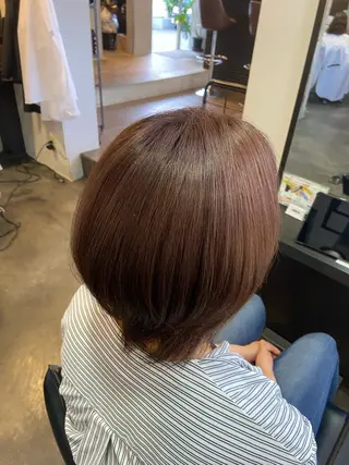 ショート カラー 久田 知奈梨のヘアスタイル