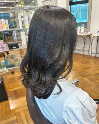 セミロング レイヤー／ ／るかのヘアスタイル