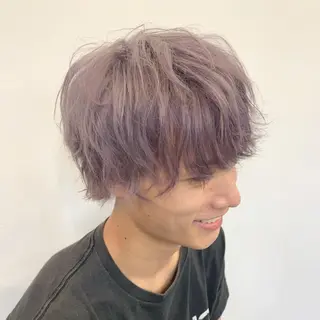 ショート カラー ヘアアレンジ メンズ 🎀暖色カラー🎀 ♡yurika♡のヘアスタイル