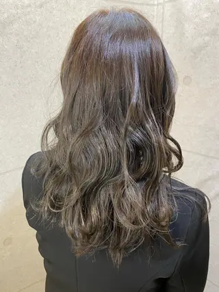 ロング カラー 長濱 俊のヘアスタイル