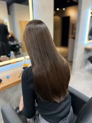 ロング カラー ヘアアレンジ レイヤー×透明感カラ ーHAYATOのヘアスタイル