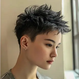 メンズ カット 🌸 飯野 舞桜のヘアスタイル