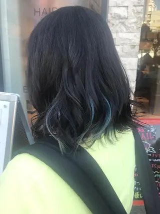 ミディアム カラー パーマ ヘアアレンジ メンズ キッズ ネイル マツエク・マツパ パーソナルカラー☆ 永尾拓也のヘアスタイル