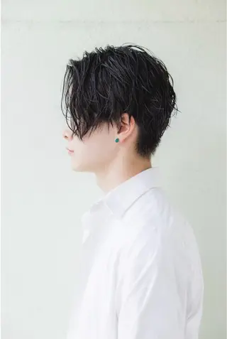 ミディアム メンズ mitbytree Shintaroのヘアスタイル