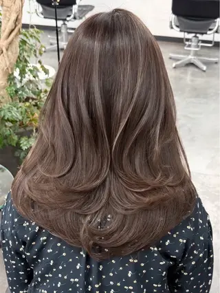 ロング カラー ヘアアレンジ 🫧透明感カラー/ 艶カラー🫧namiのヘアスタイル