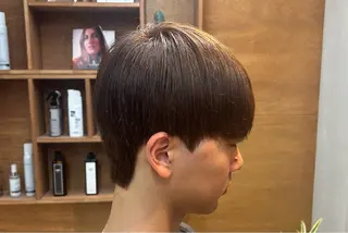 ショート カラー パーマ メンズ メンズパーマ✨️村越 雄斗のヘアスタイル