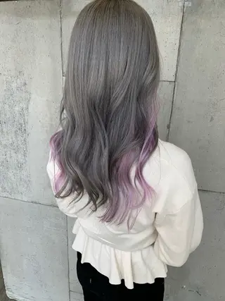 セミロング カラー Mikuri 【Little】のヘアスタイル