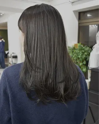 ロング カラー レイヤーボブ/ 艶カラー/サナ🌼のヘアスタイル