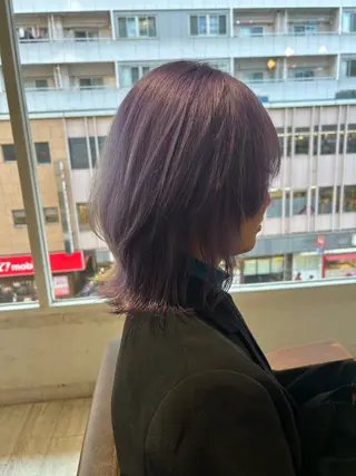 カラー 韓国風／ハイトーン 砂原洋介のヘアスタイル