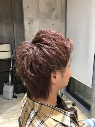 ショート カラー パーマ ヘアアレンジ メンズ キッズ ネイル マツエク・マツパ EnBlesS西宮 マンツーマン神道有基のヘアスタイル