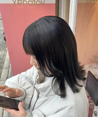 カラー 透明感カラー⭐︎ コナツのヘアスタイル