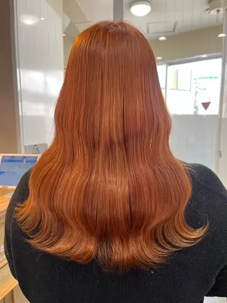 セミロング カラー ブリーチカラー🐭♡ moeのヘアスタイル