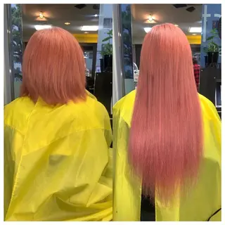 カラー ロング ヘアアレンジ 韓国カラー/エクステ carryのヘアスタイル