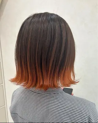 カラー mignon あゆみのヘアスタイル