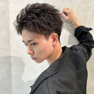 メンズ ハイトーン/パーマ/ メンズ / 櫻本🌐のヘアスタイル