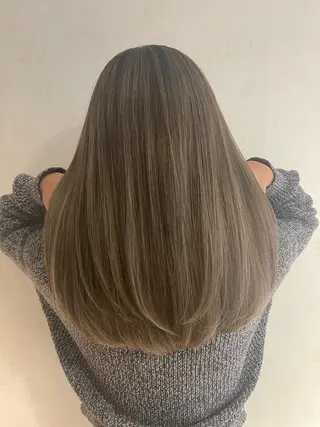 セミロング 市村 正義のヘアスタイル