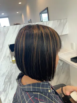 ミディアム SEA BELLE YASUのヘアスタイル