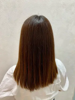 セミロング 加藤 遥花のヘアスタイル