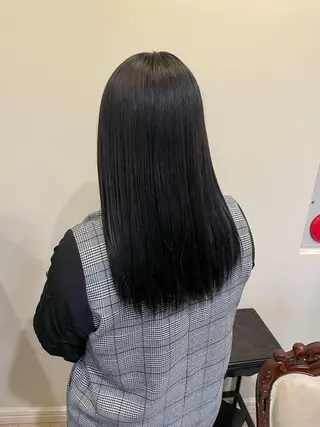 セミロング カラー Hika.ハイトーン 髪質改善🩵ᩚ🫧のヘアスタイル