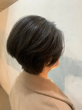 ショート 🍑艶髪✖️暖色系 ✨momoka🍑のヘアスタイル