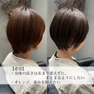 ショート カラー 表参道/個室シェア サロン/中山優介のヘアスタイル