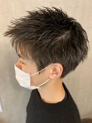 ショート メンズ 完全個室マンツーマン メンズサロン草野貴樹のヘアスタイル