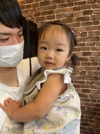 ショート メンズ キッズ 久木原 ゆりのヘアスタイル