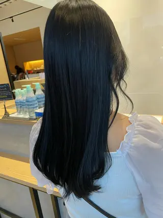 セミロング カラー 美髪形成！色素改善！ 秋田　和輝のヘアスタイル