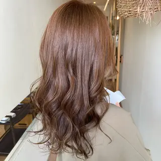 ロング カラー 清原 里菜のヘアスタイル
