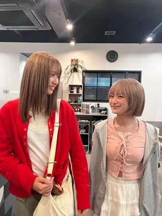 ショート カラー dogstar小林諒 パーマ/レイヤーのヘアスタイル