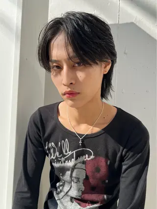 メンズ 🔷メンズフェザー スタイル🔹竹内凌のヘアスタイル