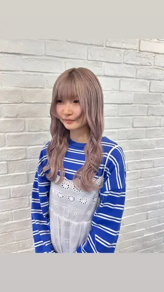 ミディアム MiRI💜地毛級 エクステ✖似合わせ技のヘアスタイル