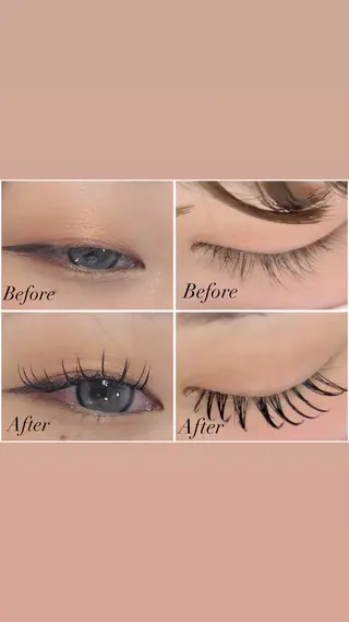 マツエク・マツパ Beautyeyel ash京都中央口店のマツエク・マツパデザイン