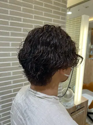 パーマ メンズ 赤本悠斗波巻きパーマ メンズパーマのヘアスタイル