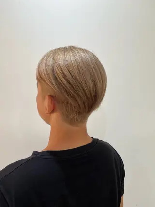 ショート カラー メンズ LadyBeetle 山本泰史のヘアスタイル