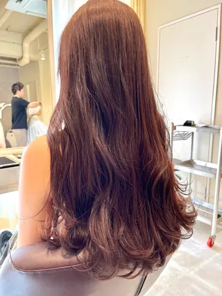 ロング カラー 髪質改善/縮毛矯正 seiyaのヘアスタイル