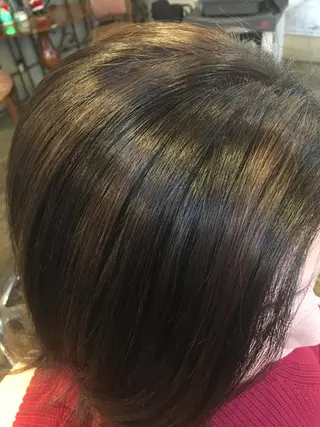 ミディアム カラー ヘアアレンジ 表参道Lise おおいしおりのヘアスタイル