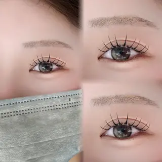 マツエク・マツパ F room UMEDAのマツエク・マツパデザイン