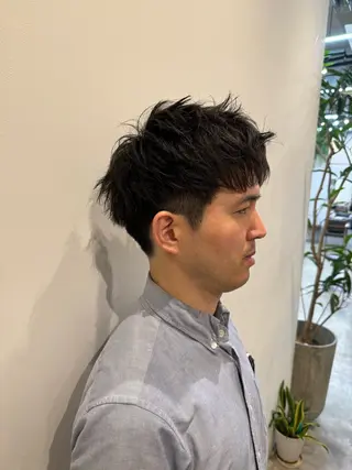 メンズ 川口開世 short cutのヘアスタイル