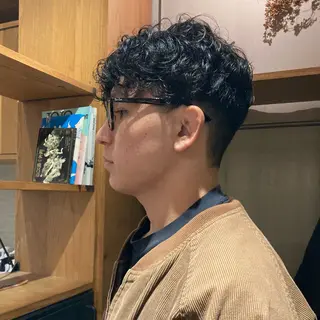 ショート パーマ メンズ MAKI渋谷 【カットモデル募集】のヘアスタイル