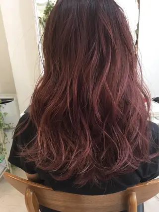 セミロング カラー エクステ（レミー毛） NINEのヘアスタイル