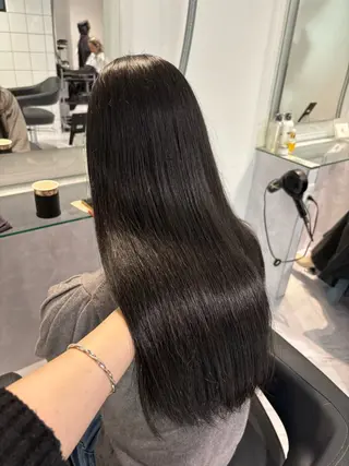ロング カラー 表参道♡暗髪♡ 艶カラー♡アユミのヘアスタイル