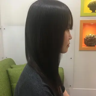 セミロング カンベ ショウリのヘアスタイル